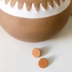 Terracotta style earrings NWT